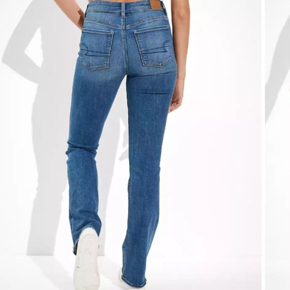 American Eagle Outfitters Blue Boot Cut Jeans - Picture 3 of 10
